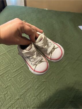 Converse Kids White Sneakers